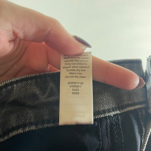 Athleta Sculptek Women's Ultra High-Rise Skinny Gray Denim Wash Jeans - Size 10 - Picture 7 of 11